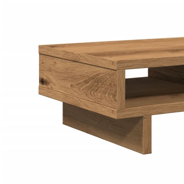 vidaXL Skärmställ ek 50x27x15 cm konstruerat trä