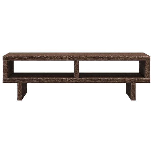 vidaXL Skjermstativ brun eik 50x27x15 cm konstruert tre