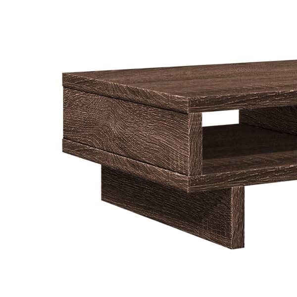 vidaXL Skjermstativ brun eik 50x27x15 cm konstruert tre