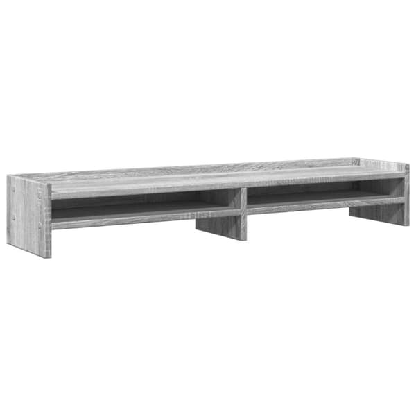 vidaXL Skjermstativ grå sonoma 100x24x16 cm konstruert tre