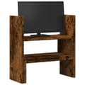 Miniatyrbilde 4 av 11: vidaXL Justerbar skrivebordshylle røkt eik 40x17x41 cm konstruert tre