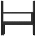 Miniatyrbilde 5 av 11: vidaXL Justerbar skrivebordshylle svart 40x17x41 cm konstruert tre