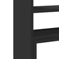Miniatyrbilde 9 av 11: vidaXL Justerbar skrivebordshylle svart 40x17x41 cm konstruert tre