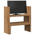 Miniatyrbilde 4 av 11: vidaXL Justerbar bordhylle artisan eik 40x17x41 cm konstruert tre