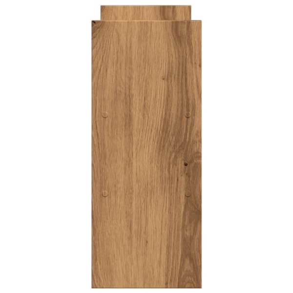 vidaXL Justerbar bordhylle artisan eik 40x17x41 cm konstruert tre