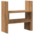 Miniatyrbilde 7 av 11: vidaXL Justerbar bordhylle artisan eik 40x17x41 cm konstruert tre