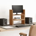 Miniatyrbilde 2 av 11: vidaXL Justerbar bordhylle artisan eik 40x17x41 cm konstruert tre