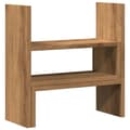 Miniatyrbilde 1 av 11: vidaXL Justerbar bordhylle artisan eik 40x17x41 cm konstruert tre