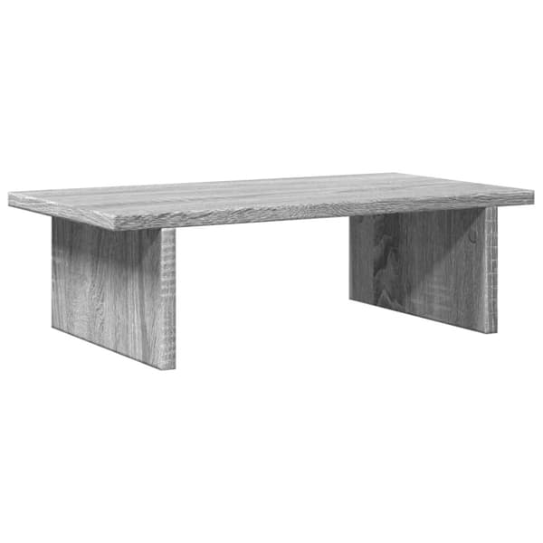 vidaXL skærmholder 50x27x15 cm konstrueret træ grå sonoma