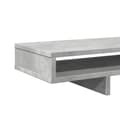 Miniatyrbillede 8 af 10: vidaXL skærmstander 100x27x15 cm konstrueret træ betongrå