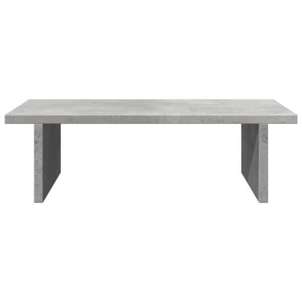 vidaXL Skärmställ betonggrå 50x27x15 cm konstruerat trä