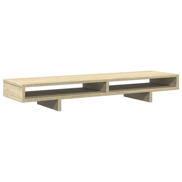 vidaXL Skärmställ sonoma-ek 100x27x15 cm konstruerat trä