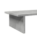 Miniatyrbillede 8 af 10: vidaXL skærmholder 50x27x15 cm konstrueret træ betongrå