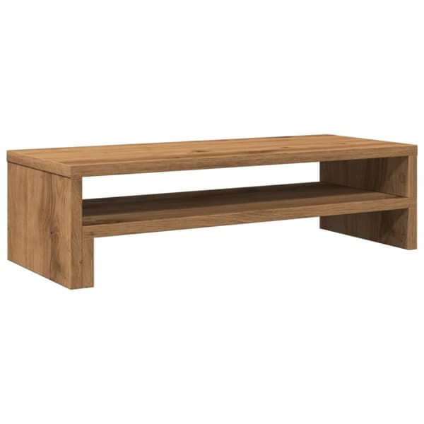 Skärmställ ek 54x22x15 cm konstruerat trä