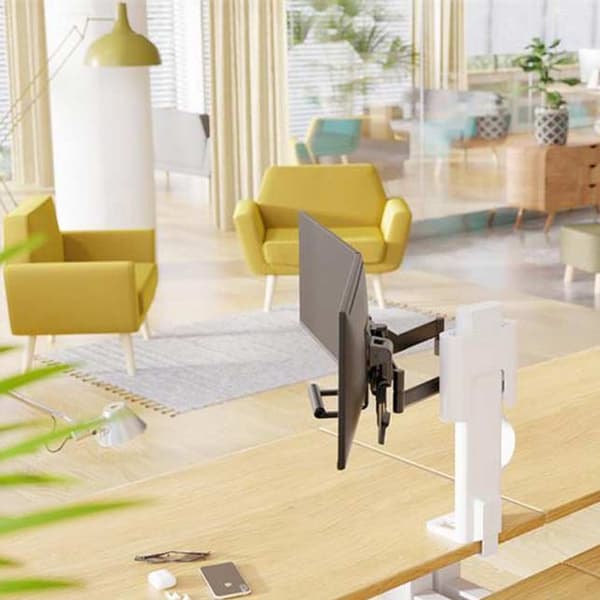 Ergotron Trace 21.5-27´´ Max 9.8kg Dobbelt Skærmholder Hvid
