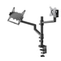 Miniatyrbillede 1 af 11: Deluxe skærmbeslag med laptop-arm, sort
