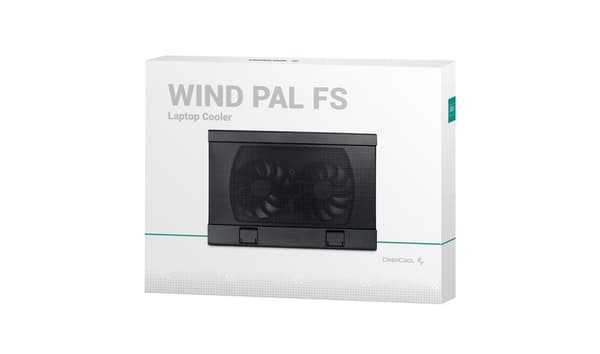 DeepCool Wind Pal FS kølepude til bærbar computer 1200 RPM Sort