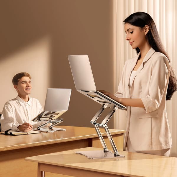 Wozinsky Vinklingsbart Laptopställ - Silver