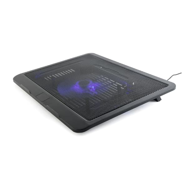 Laptop-kjøler med LED for maks 15" datamaskin Sort