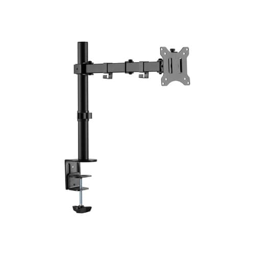LogiLink monteringssats - justerbar arm - för LCD-display - svart Svart