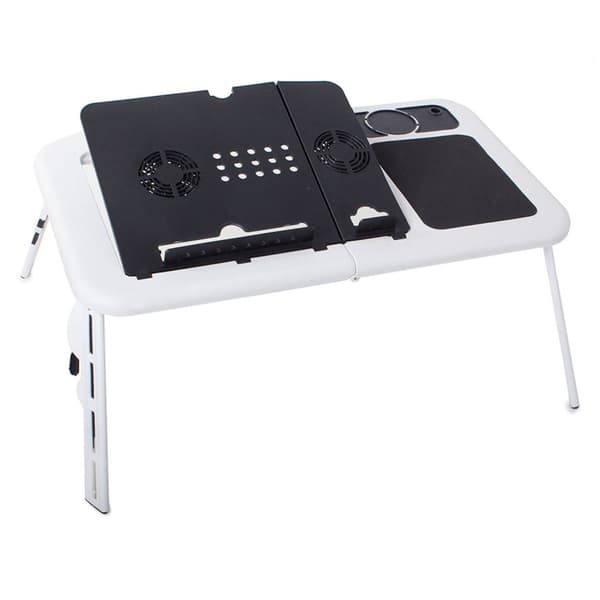 Hopfällbart Laptopbord med Kylning | Laptop Sängbord