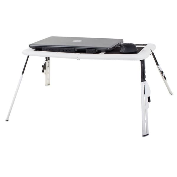 Hopfällbart Laptopbord med Kylning | Laptop Sängbord