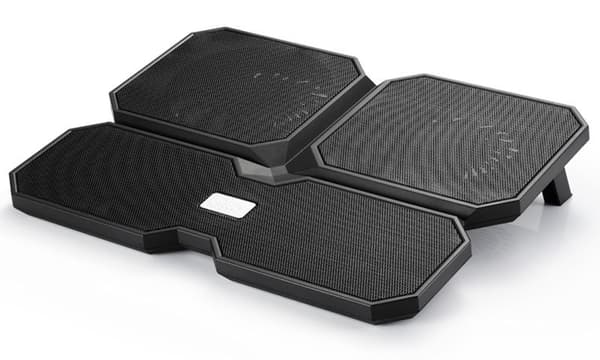 DeepCool MULTI CORE X6 bærbar kølemåtte 39,6 cm (15,6") sort Sort