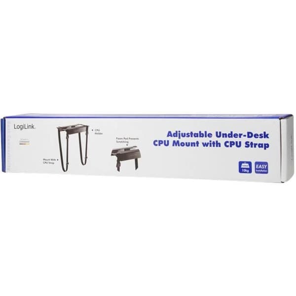 PC-stöd under bordet - LOGILINK - EO0009 - Max. 10 kg - Svart