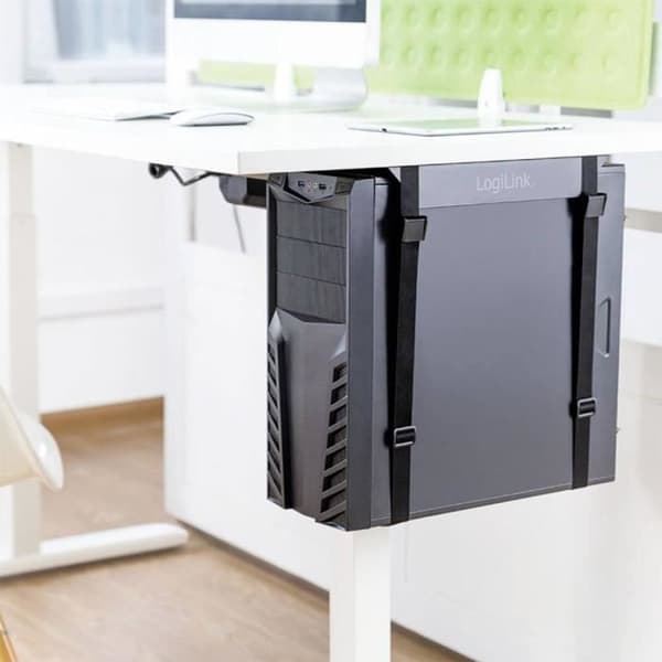 PC-stöd under bordet - LOGILINK - EO0009 - Max. 10 kg - Svart