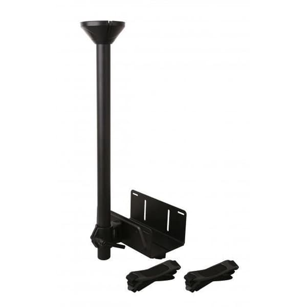 Techly ICA-CS 63, bordsmonterad CPU-hållare, skrivbord, 20 kg, svart, stål, vertikal