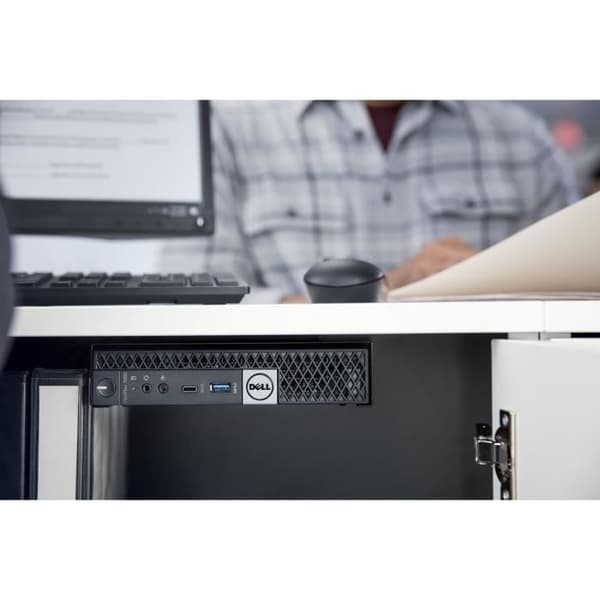 VESA-monteringstöd - DELL - MNT-SGL-MFF-D9 - Svart - Installation under skrivbord - Adapter ingår