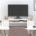 Miniatyrbild 1 av 2: Skärmställ vit 70x27,5x15 cm massiv furu