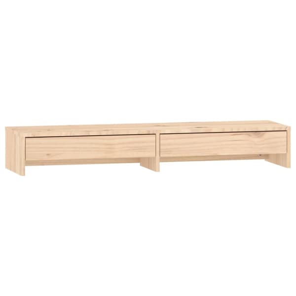 Skärmställ 100x27x15 cm massiv furu