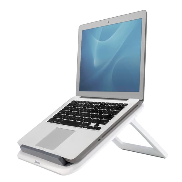 Fellowes Laptop Stand til Skrivebord - I-Spire Hurtigt Løft Justerbart Laptop Stand til Hjemmet og Kontoret - Bærbart Laptop Stand med 7 Højdejusterin