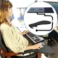 Miniatyrbillede 1 af 4: Ergonomisk Tastaturhæver, Højdejusterbar 16,54-23,62 tommer, Dobbelt Køleventilatorer, Rustfri