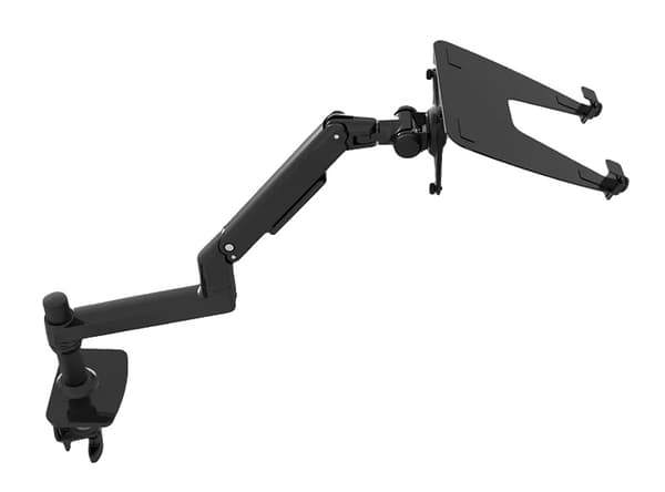 Aluminiumlegering Skrivbordsmontage, Stöder 17"-27" Skärmar, Justerbara Visningsvinklar,V62CTB-170