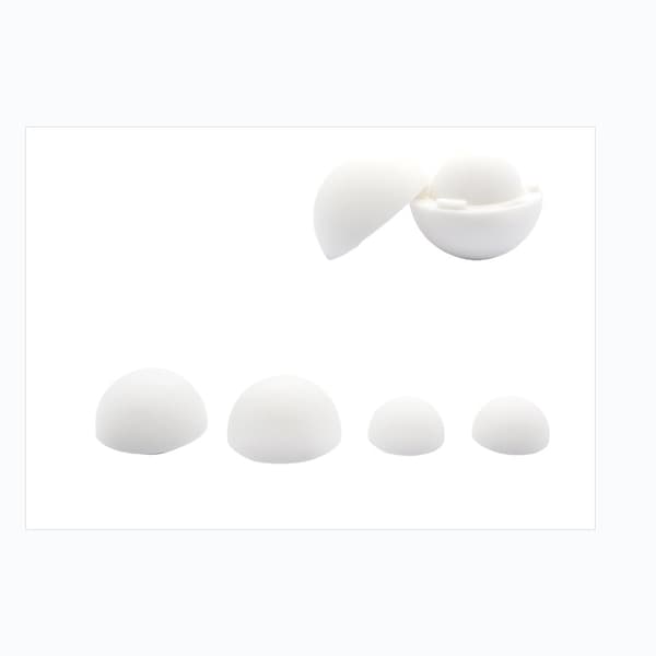 INF Mini Laptop Stand, Portable Silicone Laptop Feet - 4 Pack Hvid