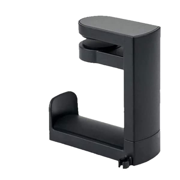 INF Skrivebordsklemme Hovedtelefonholder 360° Roterende Headsetholder Sort