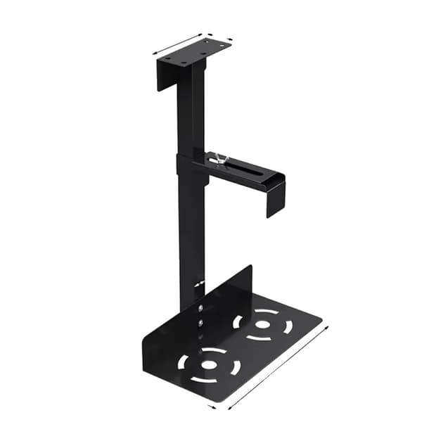 CPU Stativ, Højdejusterbart, Holdbar Metal Konstruktion,sort