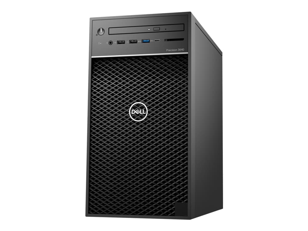 Dell Precision 3640 Tower - MT - 1 x Core i7 10700K / 3.8 GHz - vPro - RAM 32 GB - SSD 512 GB - DVD-Writer - UHD Graphics 630 - GigE - Win 10 Pro 64-