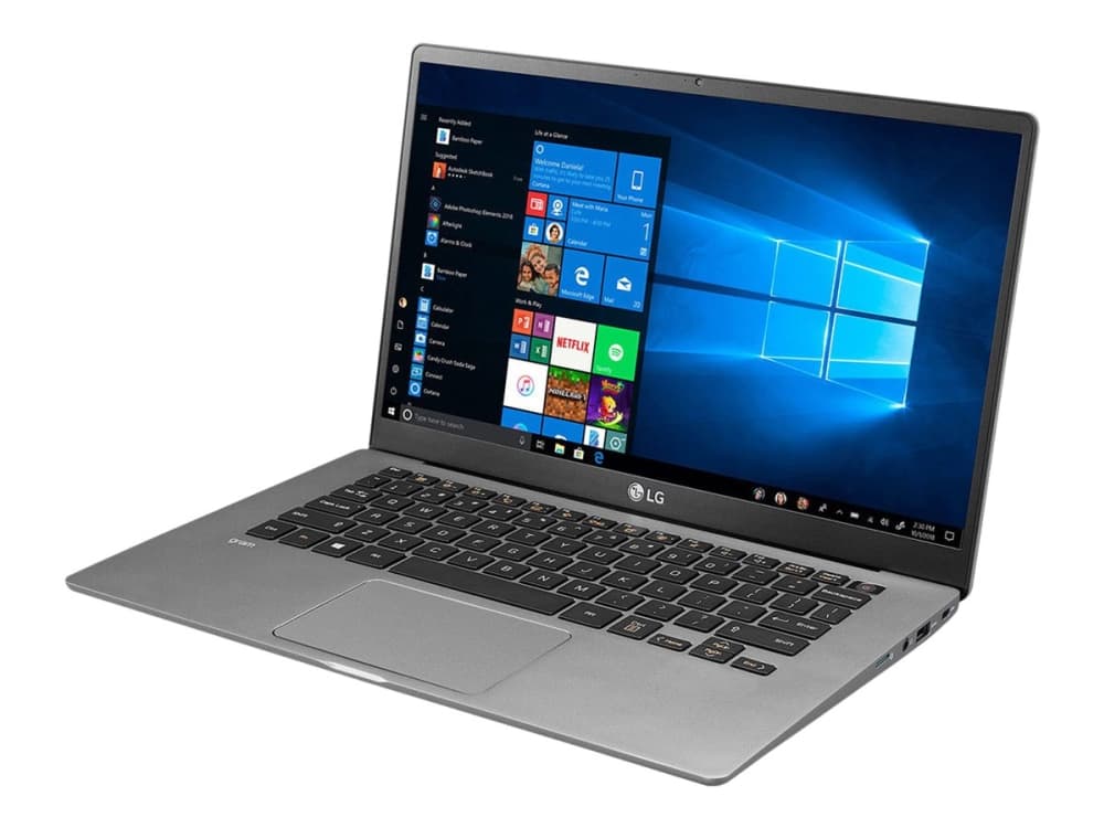 LG gram 14Z90N-V.AP52G - Business Edition - Core i5 1035G7 / 1.2 GHz - Win 10 Pro - 8 GB RAM - 256 GB SSD - 14" IPS 1920 x 1080 (Full HD) - Iris Plus