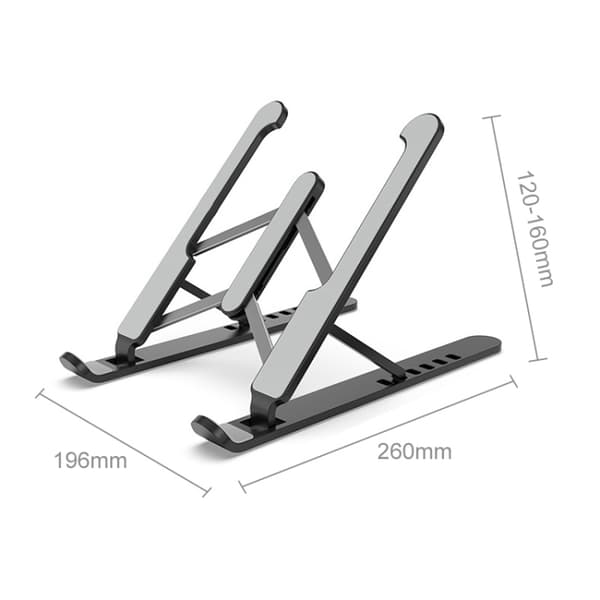 Foldbart stativ for laptop