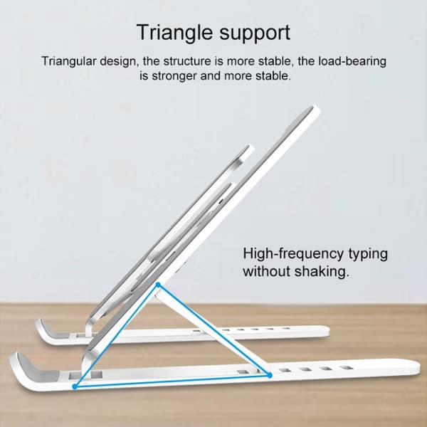 Foldbart stativ til laptop