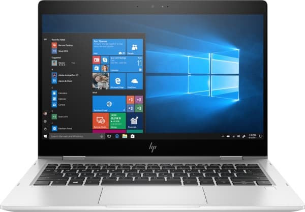 HP EliteBook x360 830 G6, 8th gen Intel® Core™ i5, 1,6 GHz, 33,8 cm (13.3"), 1920 x 1080 piksler, 8 GB, 256 GB