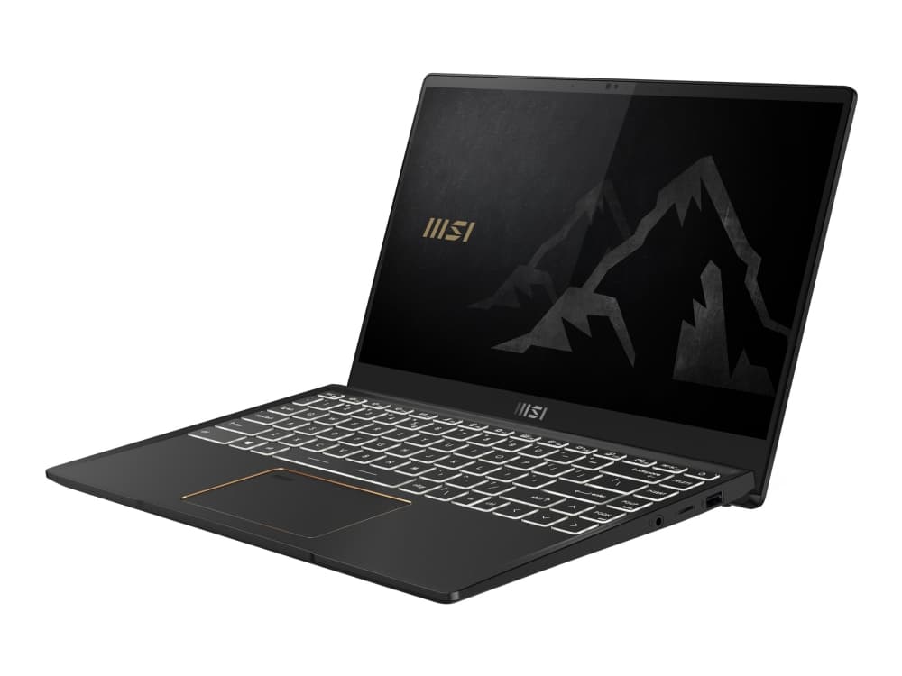 MSI Summit E14 A11SCST-069NE - Core i7 1185G7 / 3 GHz - Win 10 Pro - 16 GB RAM - 1 TB SSD NVMe - 14" pekskärm 1920 x 1080 (Full HD) - GF GTX 1650 Ti