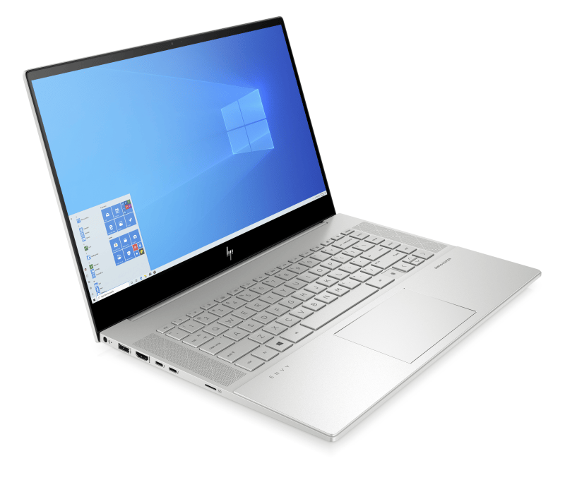 HP ENVY 15-ep0017no - Core i7 10750H / 2.6 GHz - Win 10 Home 64-bit - 16 GB RAM - 512 GB SSD NVMe - 15.6" AMOLED berøringsskjerm 3840 x 2160 (4K) - G