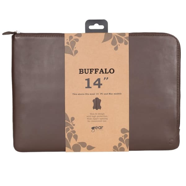 Computer Sleeve Mac & PC 14" Brun
