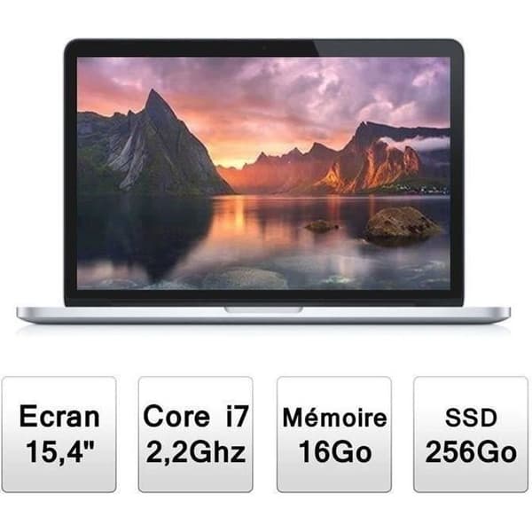 Apple MacBook Pro Retina 15" MGXA2 - QWERTY Clavie- REFURBISHED