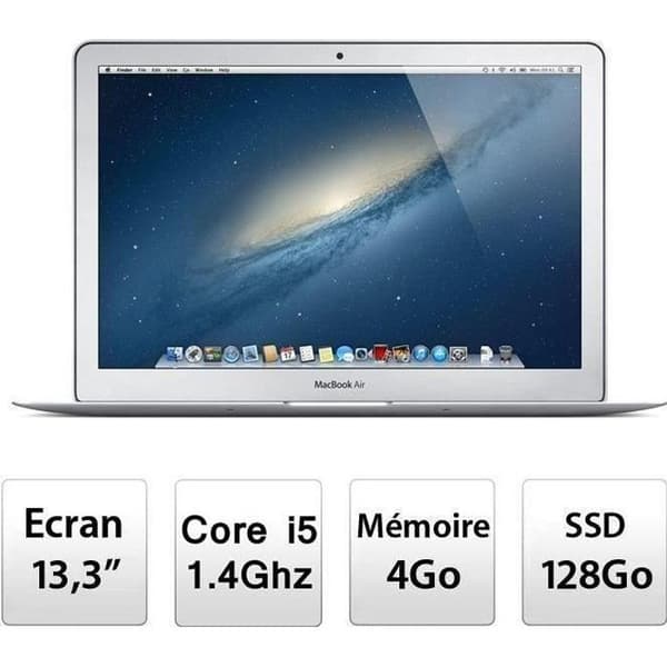 APPLE MacBook Air 13,3" MD760F/B - Lagring 128 GB SSD- USED Silver