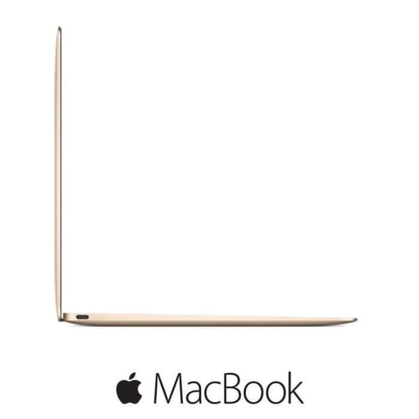 Apple MacBook MLHE2FN/A - 12" Retina - 8GB RAM - OS X El Capitan - Intel Core m3 - 256GB hårddisk - Guld- USED
